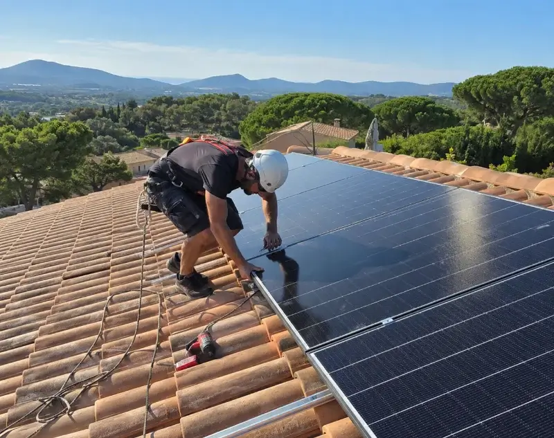 Installateur panneaux solaires Euzet — pose photovoltaïque sur toiture